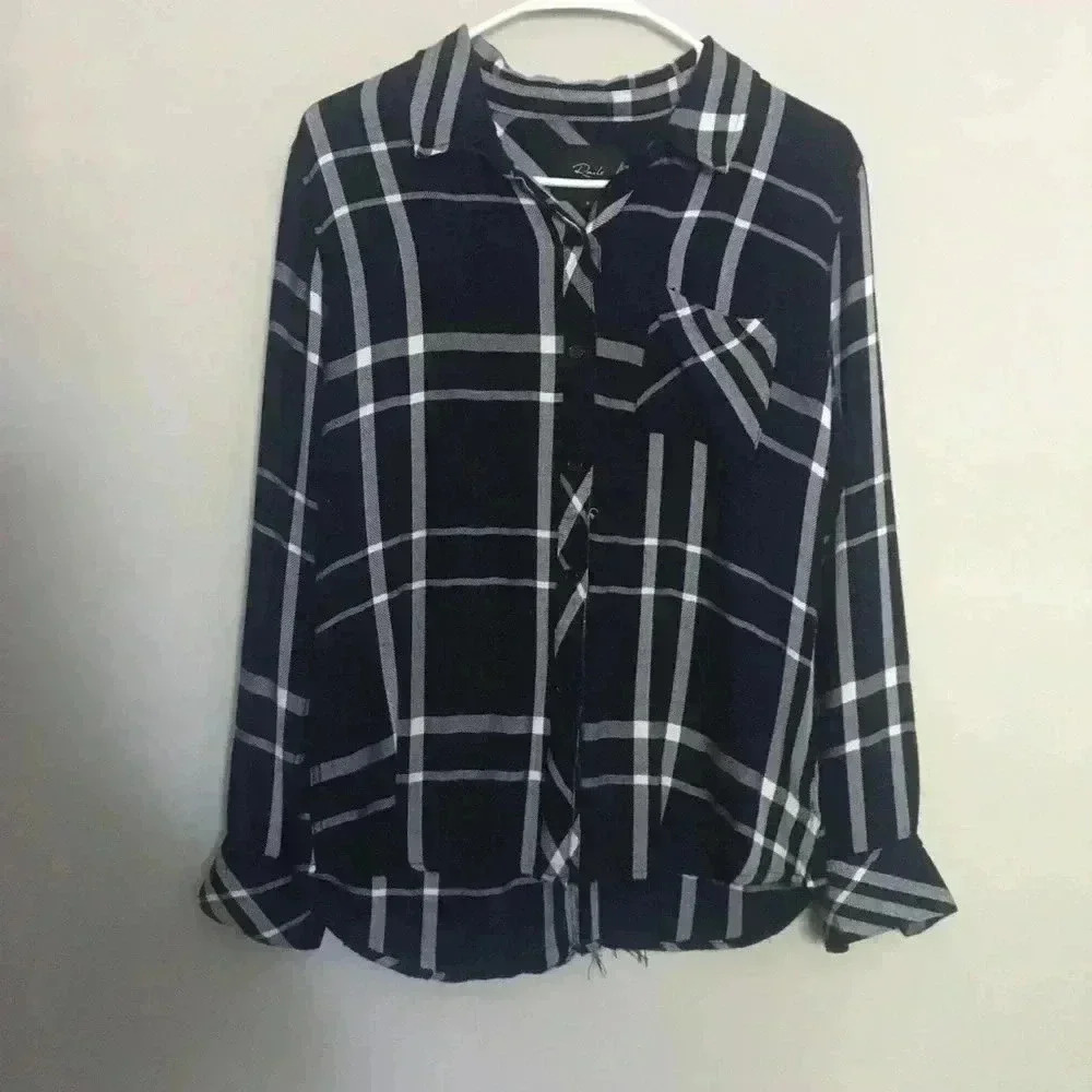 Rails‎ navy plaid flannel